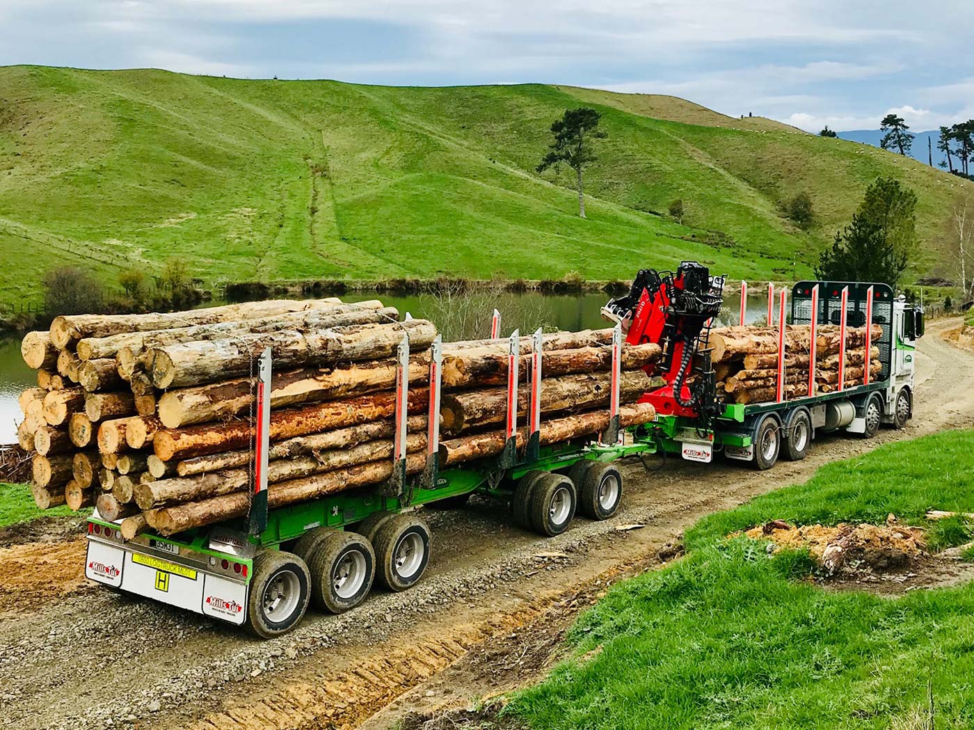 International Logging Truck Mills Tui