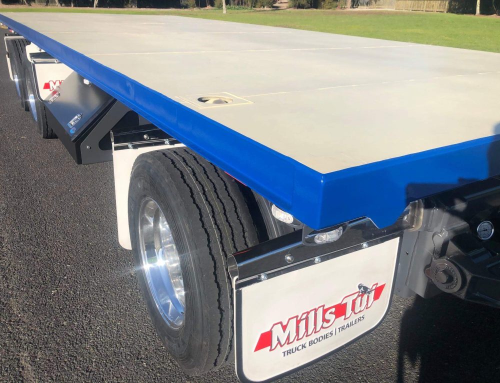 MillsTui Log Truck with 5axle Multi Bolster Trailer • Mills Tui