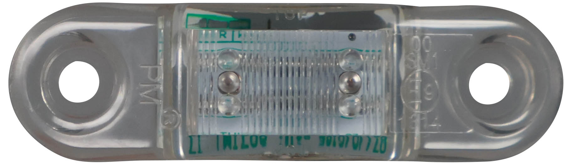Peterson Amber Marker Clear LED Multi-volt 200cm Cable